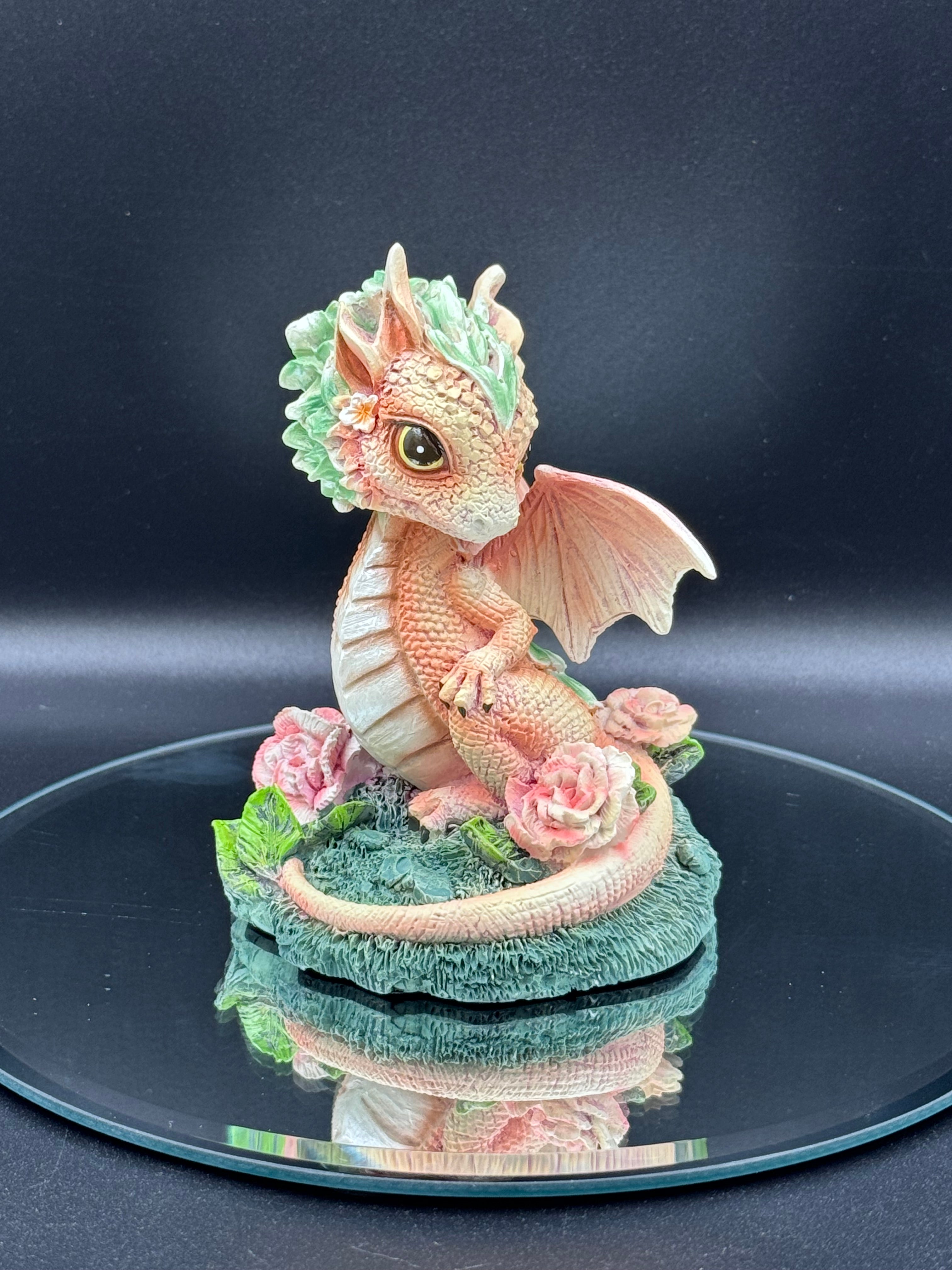 Carnation Flower Dragon 12cm