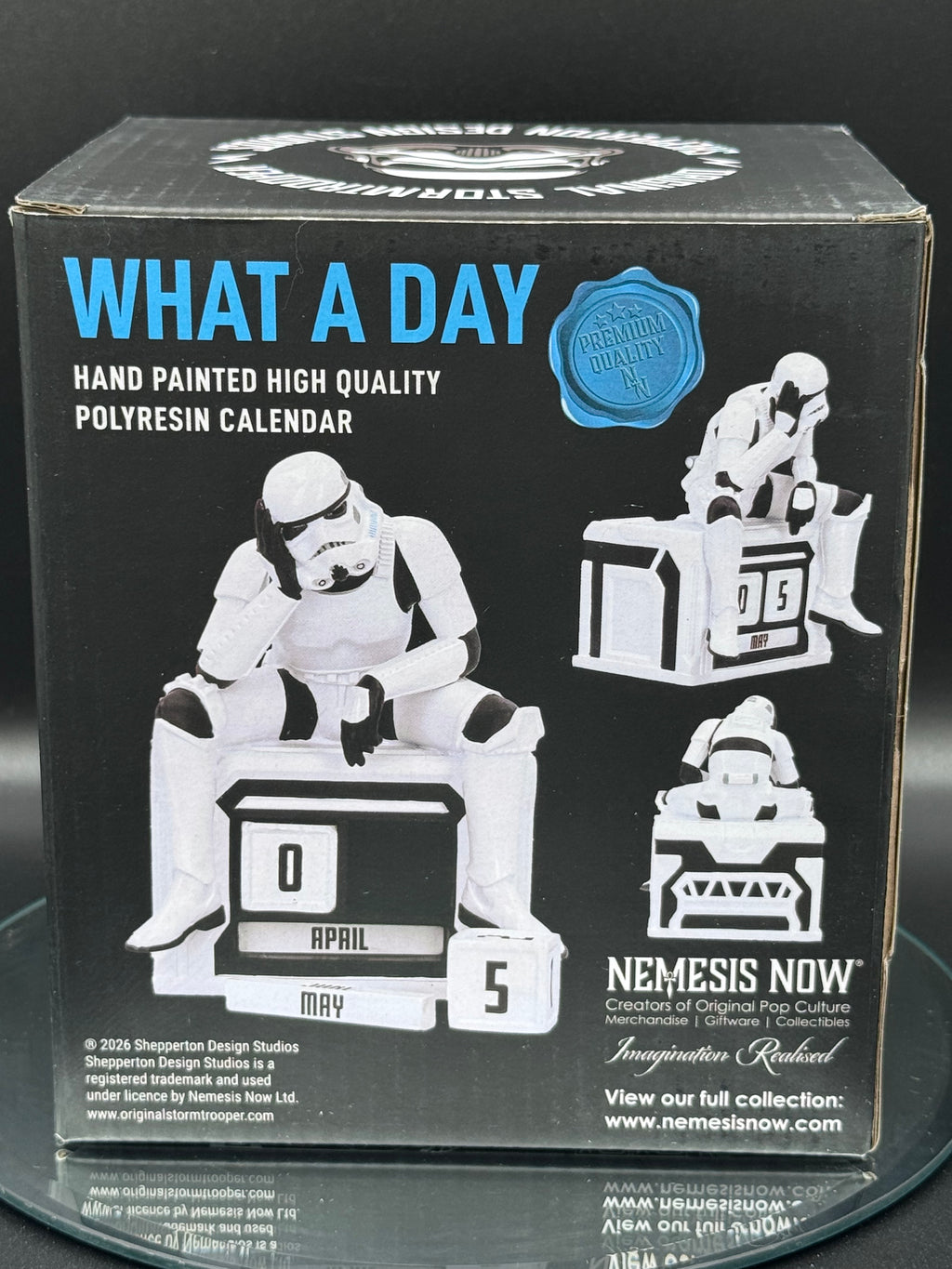 Stormtrooper What a Day Perpetual Calendar 14cm