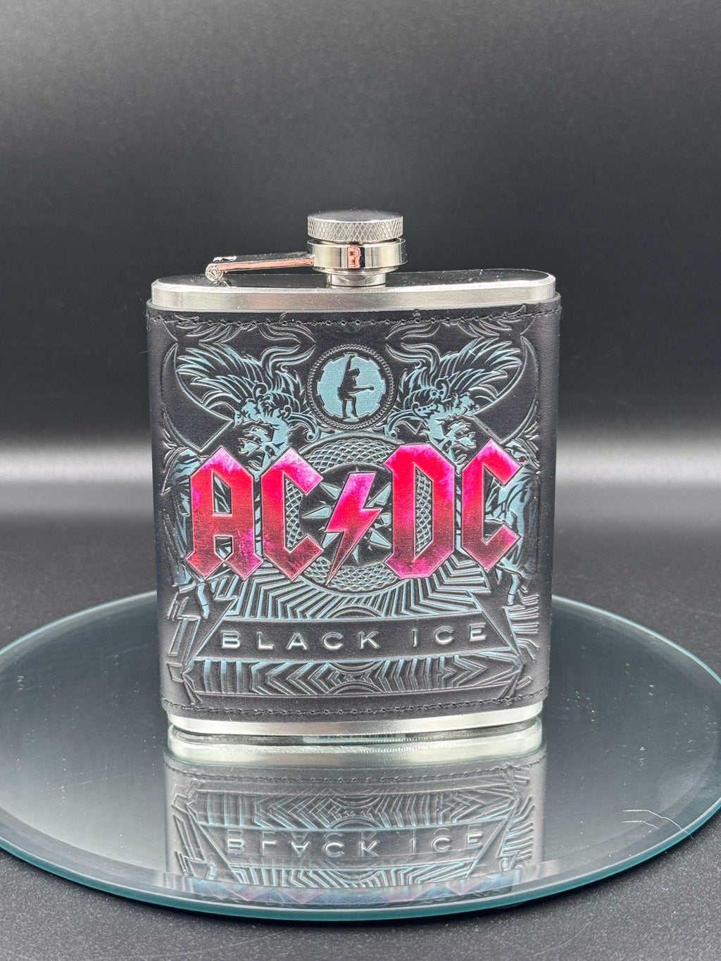ACDC Black Ice Hip Flask