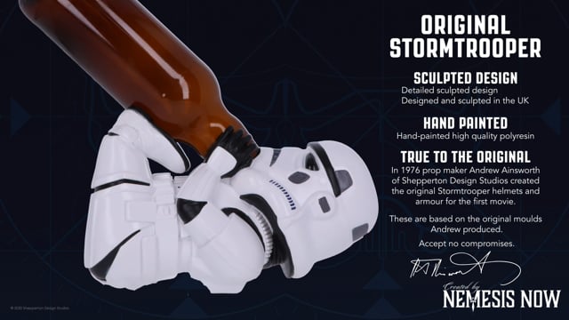 Original Stormtrooper Guzzler Wine Bottle Holder, 22cm