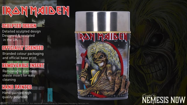 Iron Maiden Killers Eddie Album Art Shot Glass | Nemesis Now