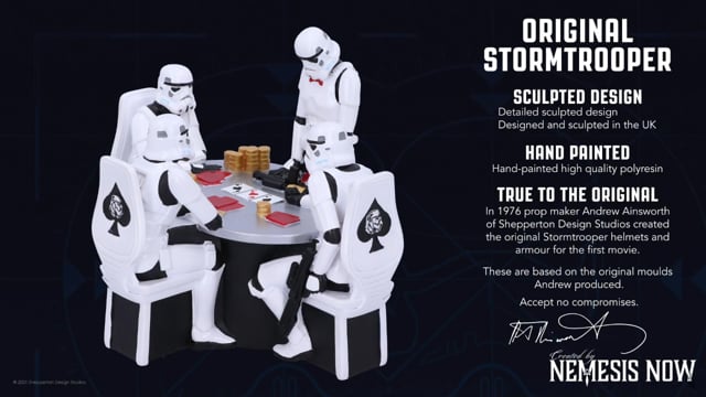Stormtrooper Poker Face Figurine 18.3cm | Nemesis Now
