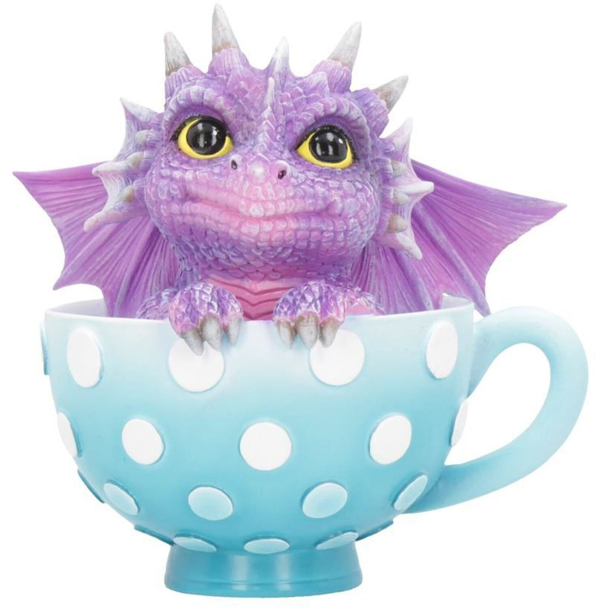Cutieling Purple Dragon in Teacup Figurine 11.2cm – Nemesis Now