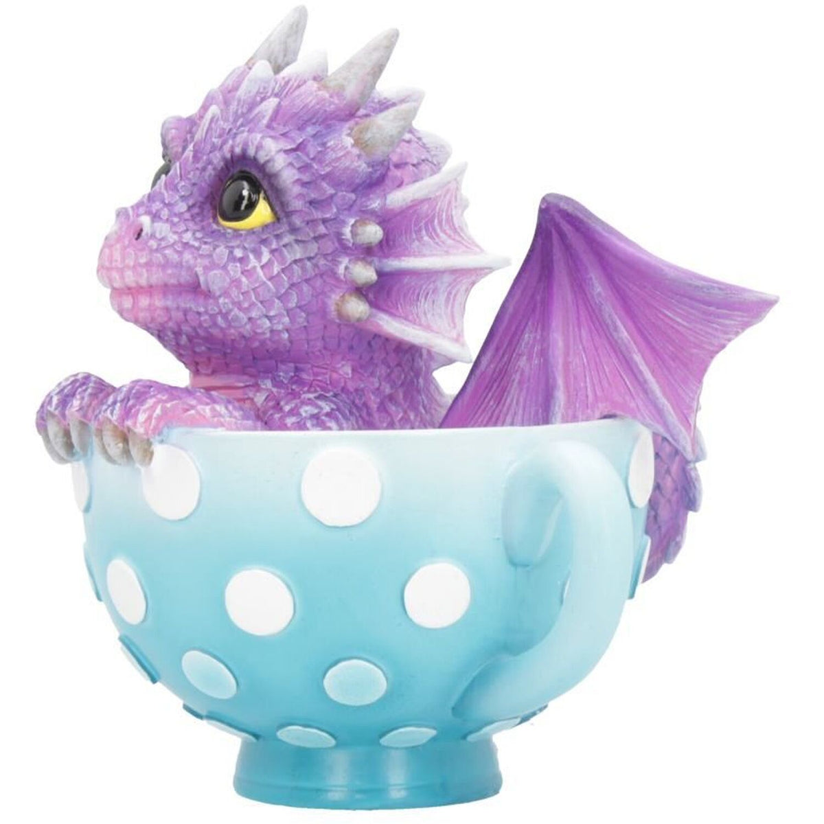Cutieling Purple Dragon in Teacup Figurine 11.2cm – Nemesis Now