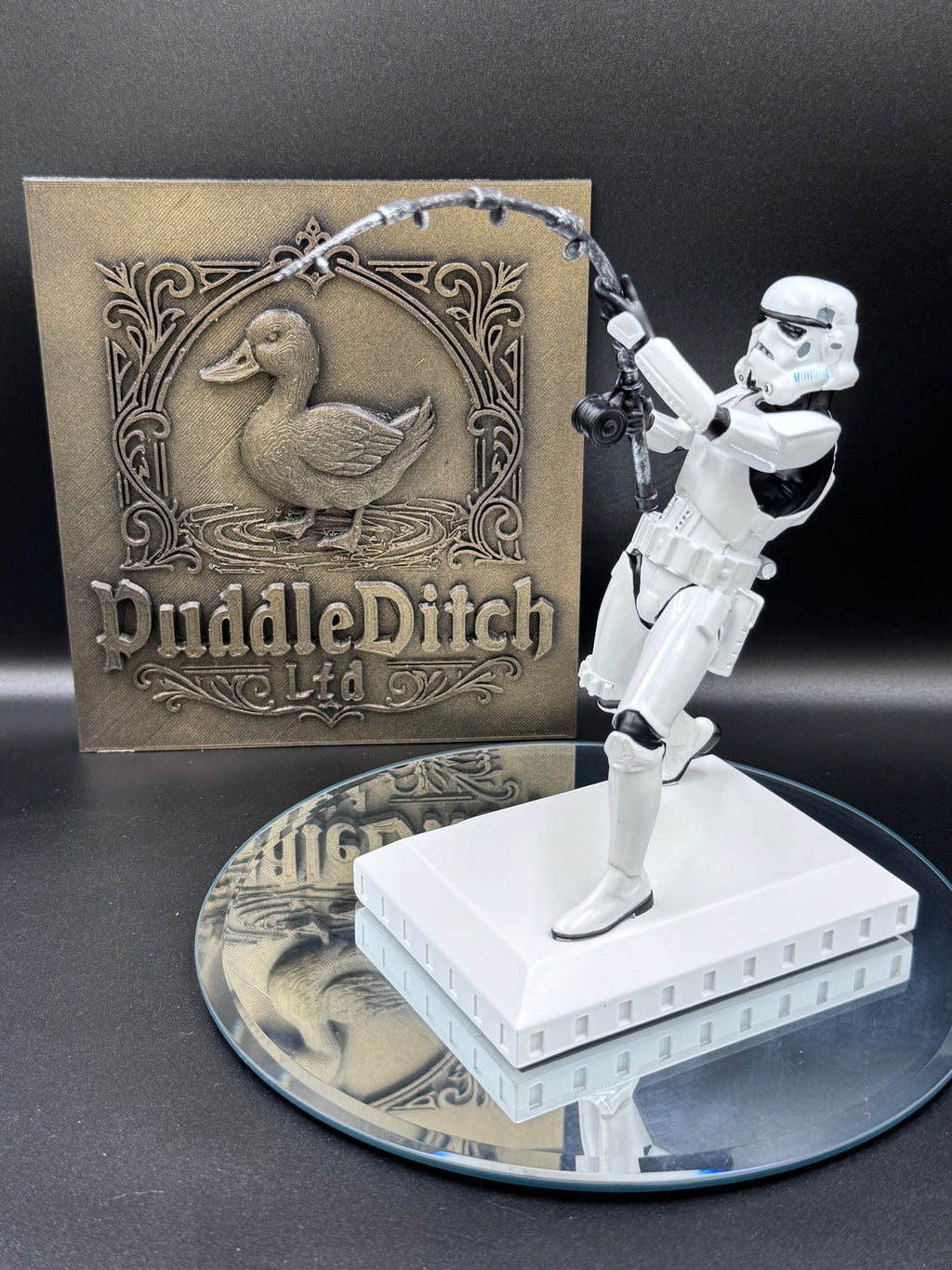 Original Stormtrooper What a Catch Fishing Figurine 16.5cm