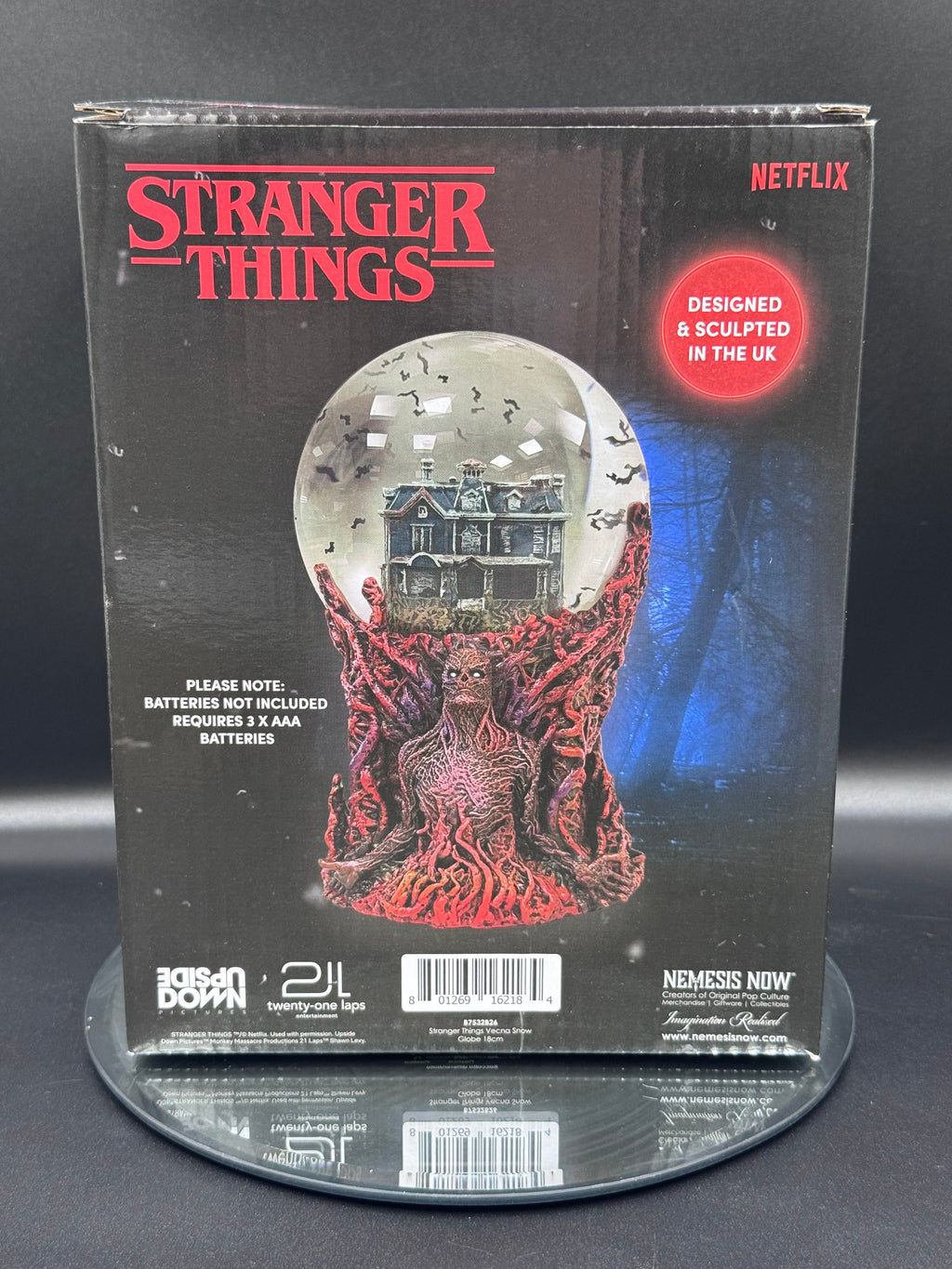 Stranger Things Vecna Snow Globe | Motorised Creel House Collectible | Nemesis Now