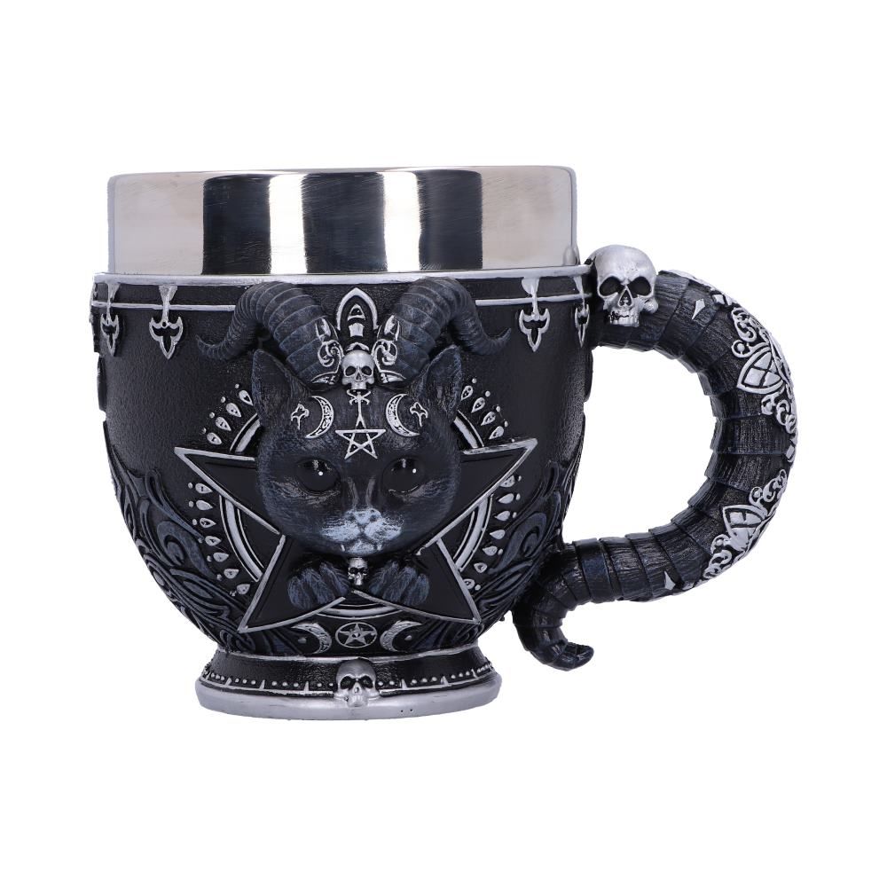 Pawzuph Gothic Horned Cat Cup 11cm – Nemesis Now Pinkys Up