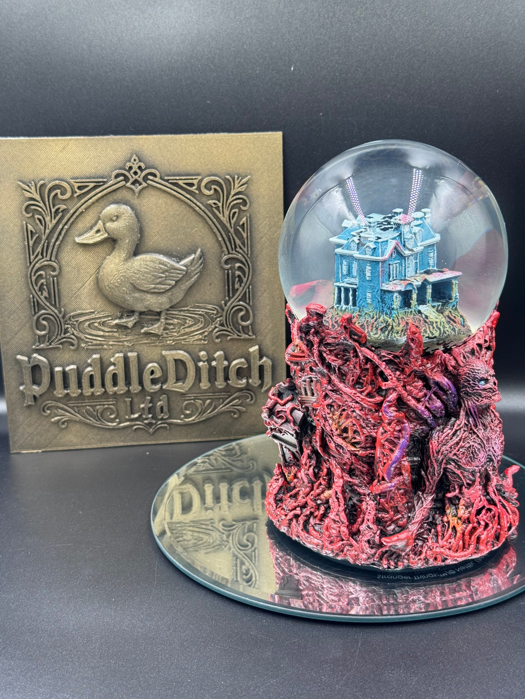 Stranger Things Vecna Snow Globe | Motorised Creel House Collectible | Nemesis Now