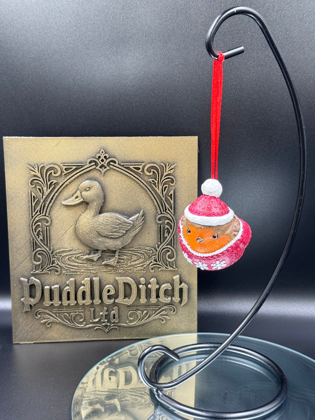 Robin Winter Warmth Hanging Ornament | Festive Robin Decoration | 7cm