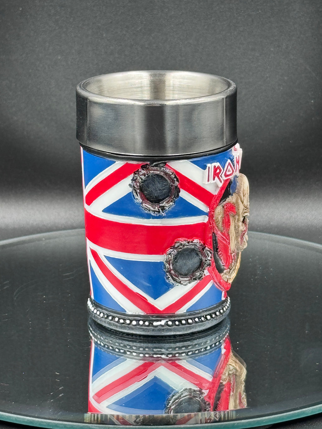 Iron Maiden Eddie The Trooper Shot Glass Officially Licensed Merchandise