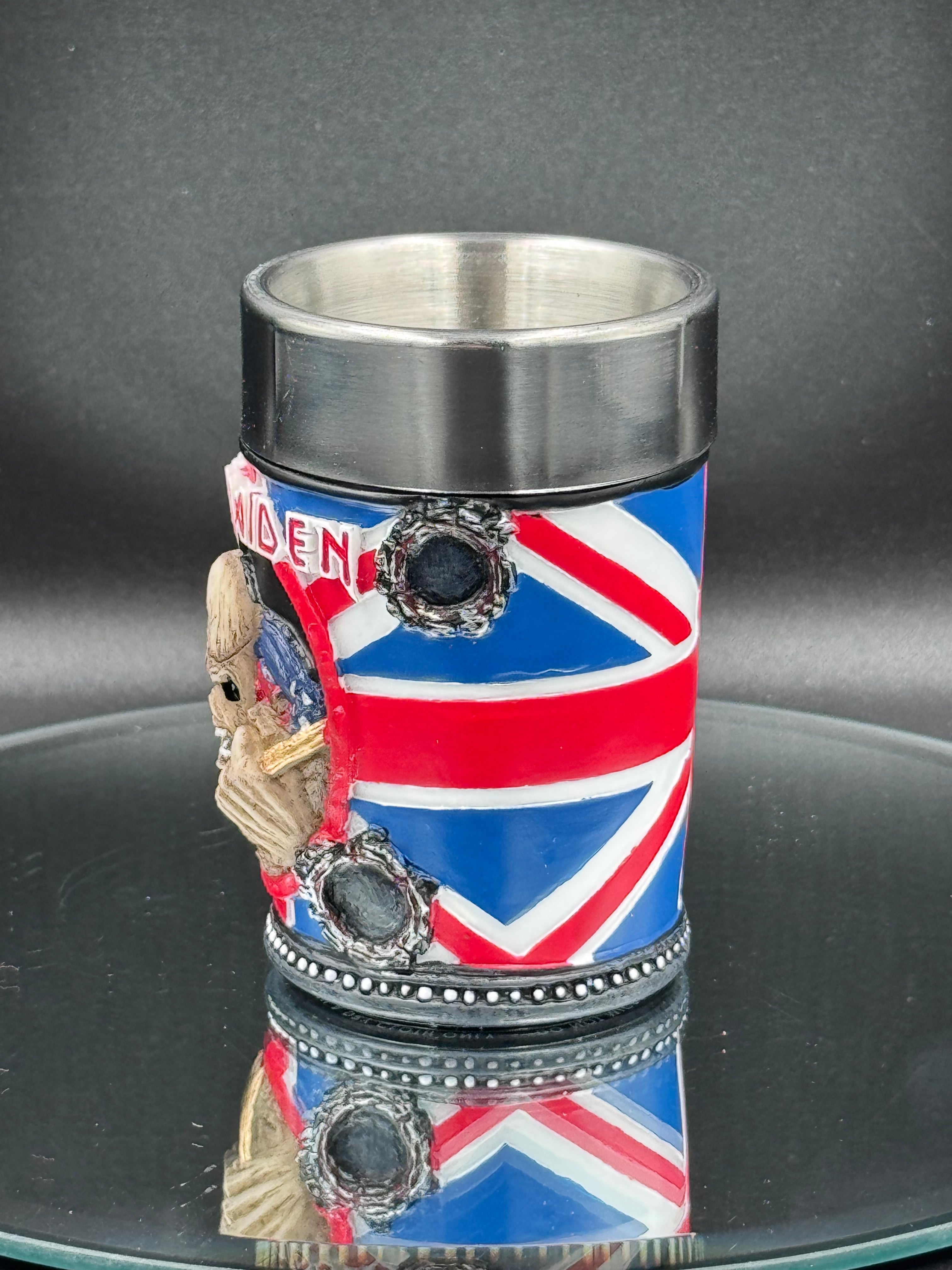 Iron Maiden Eddie The Trooper Shot Glass Officially Licensed Merchandise