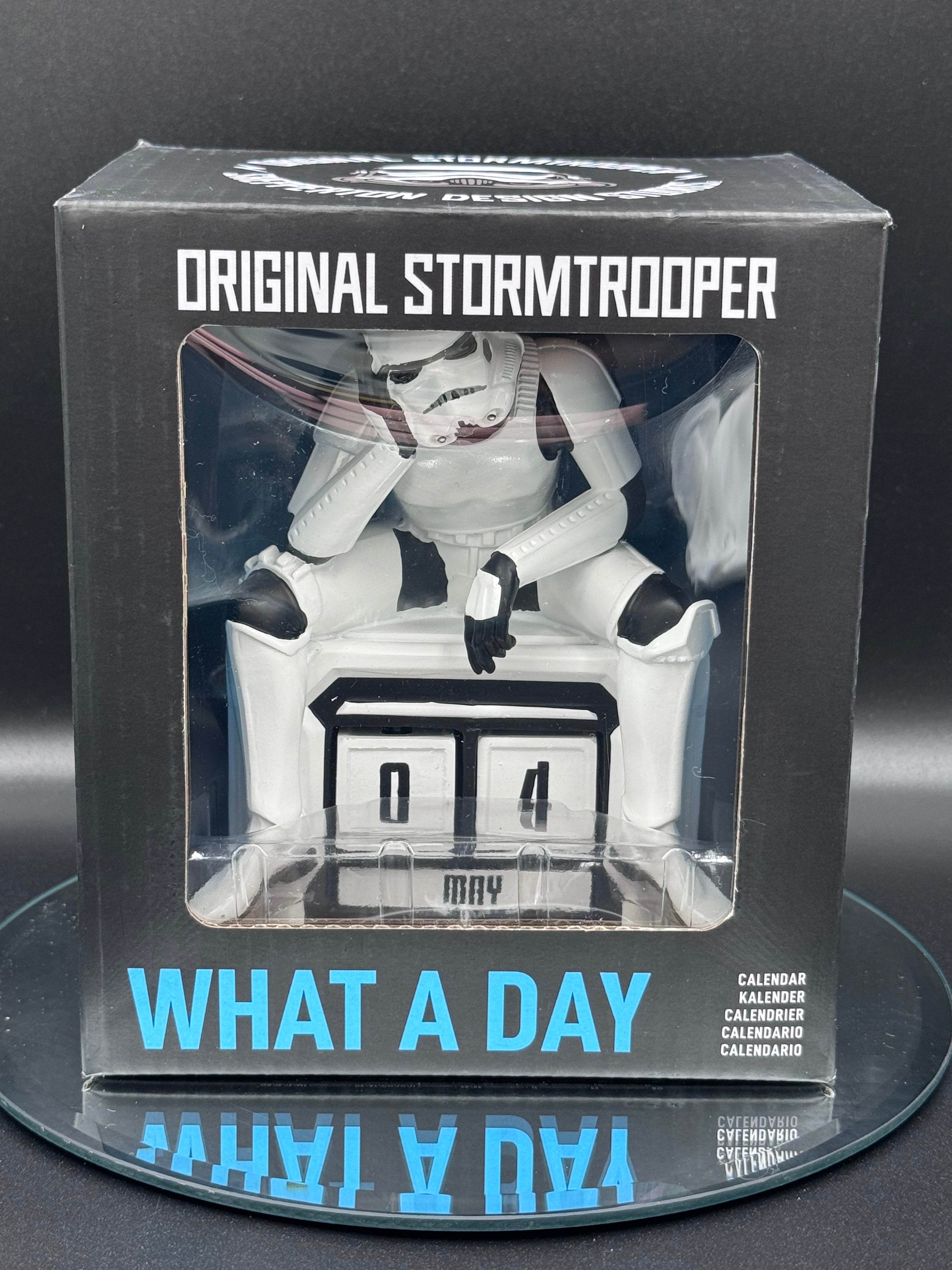 Stormtrooper What a Day Perpetual Calendar 14cm
