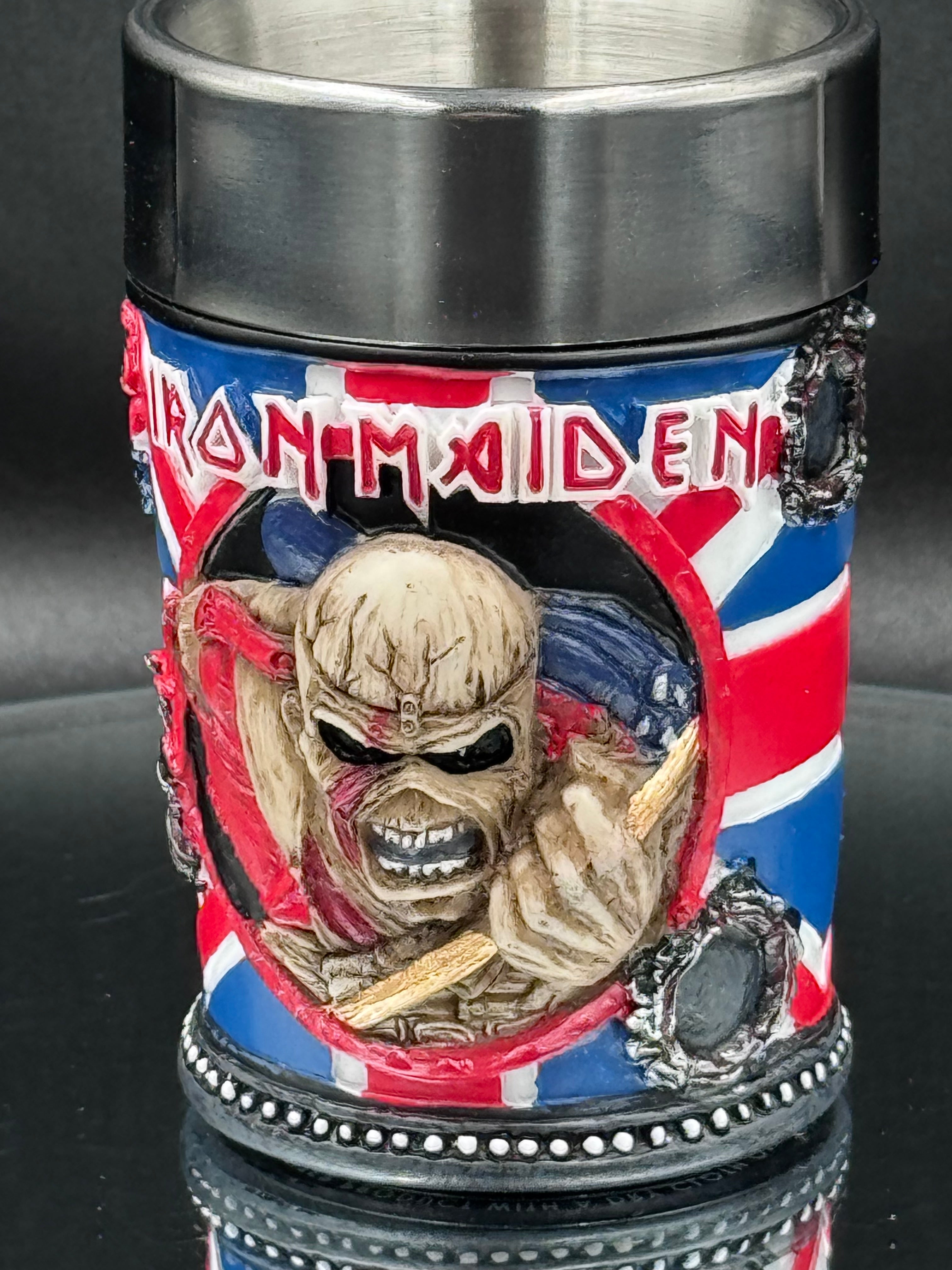 Iron Maiden Eddie The Trooper Shot Glass Officially Licensed Merchandise