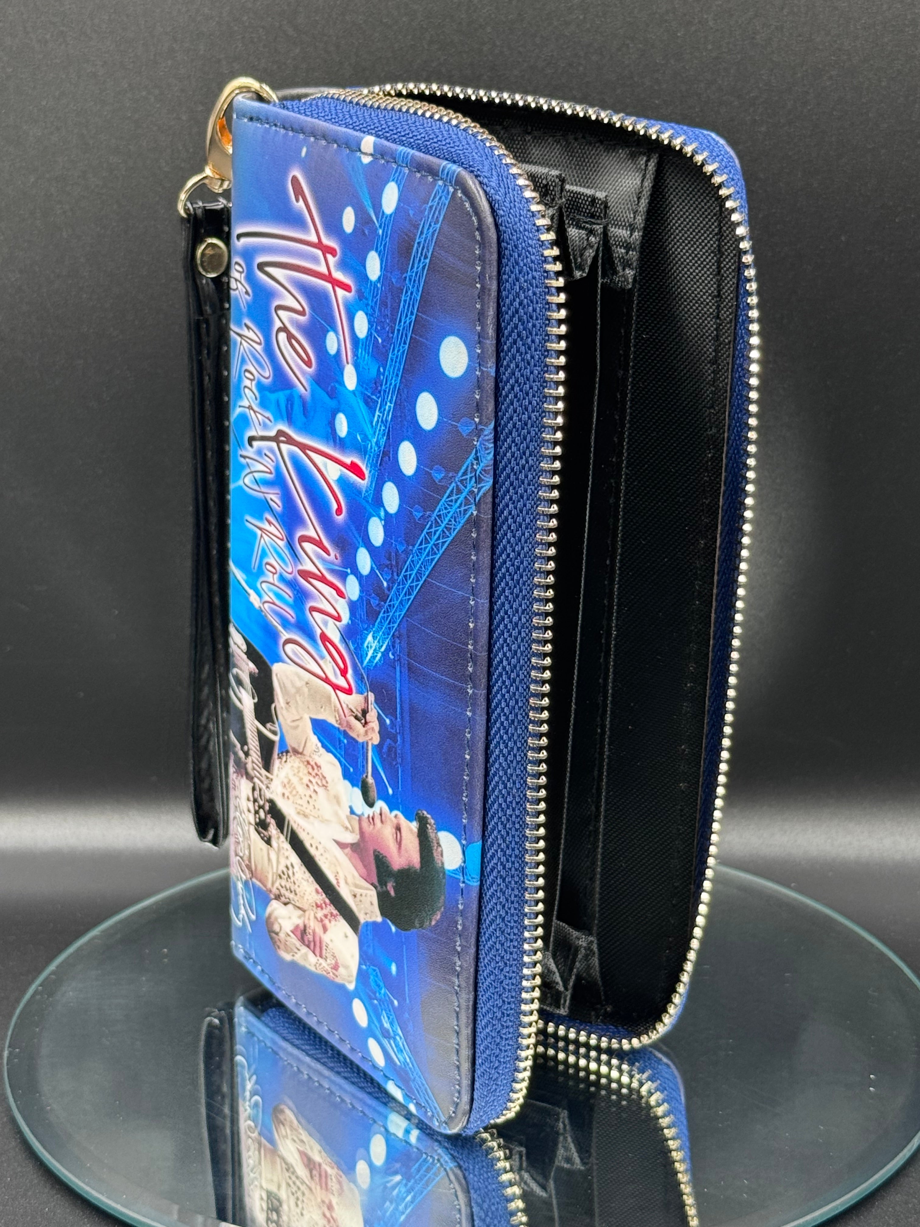 Elvis The King of Rock and Roll Embossed Purse 19cm