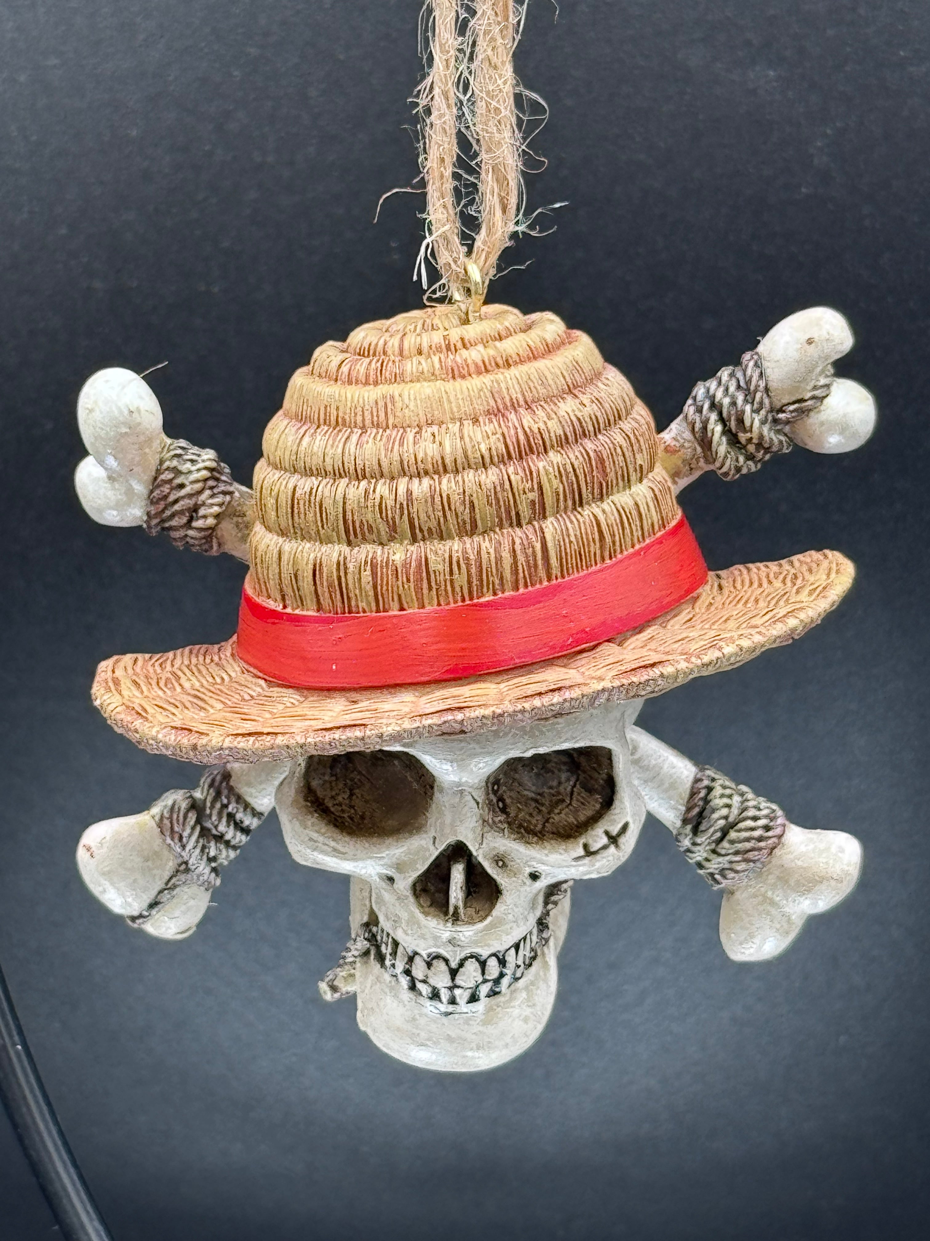 One Piece Luffy Jolly Roger Hanging Ornament 8.4cm