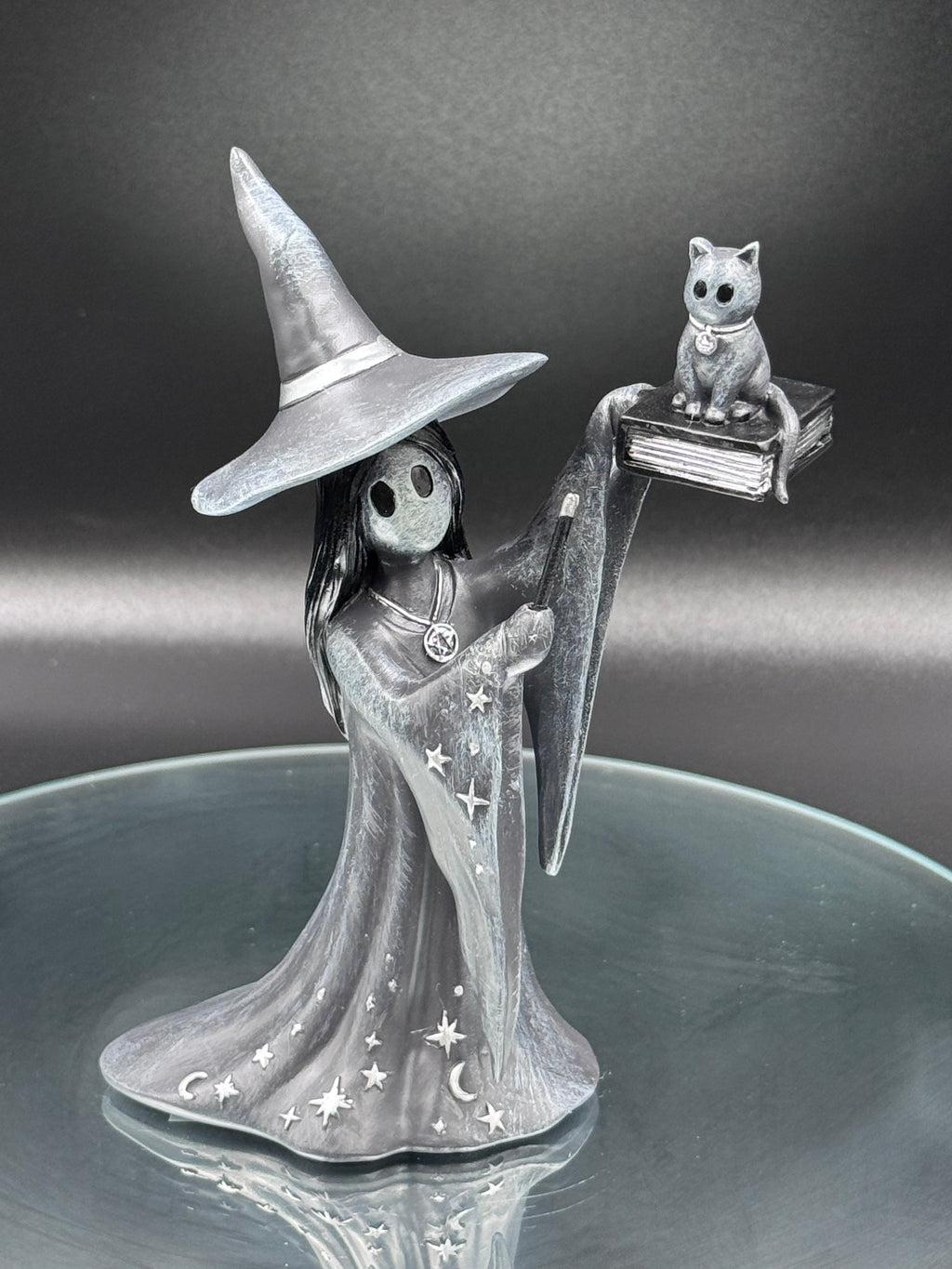 Little Souls Shimmer Witch Cat Figurine 12.5cm | Nemesis Now