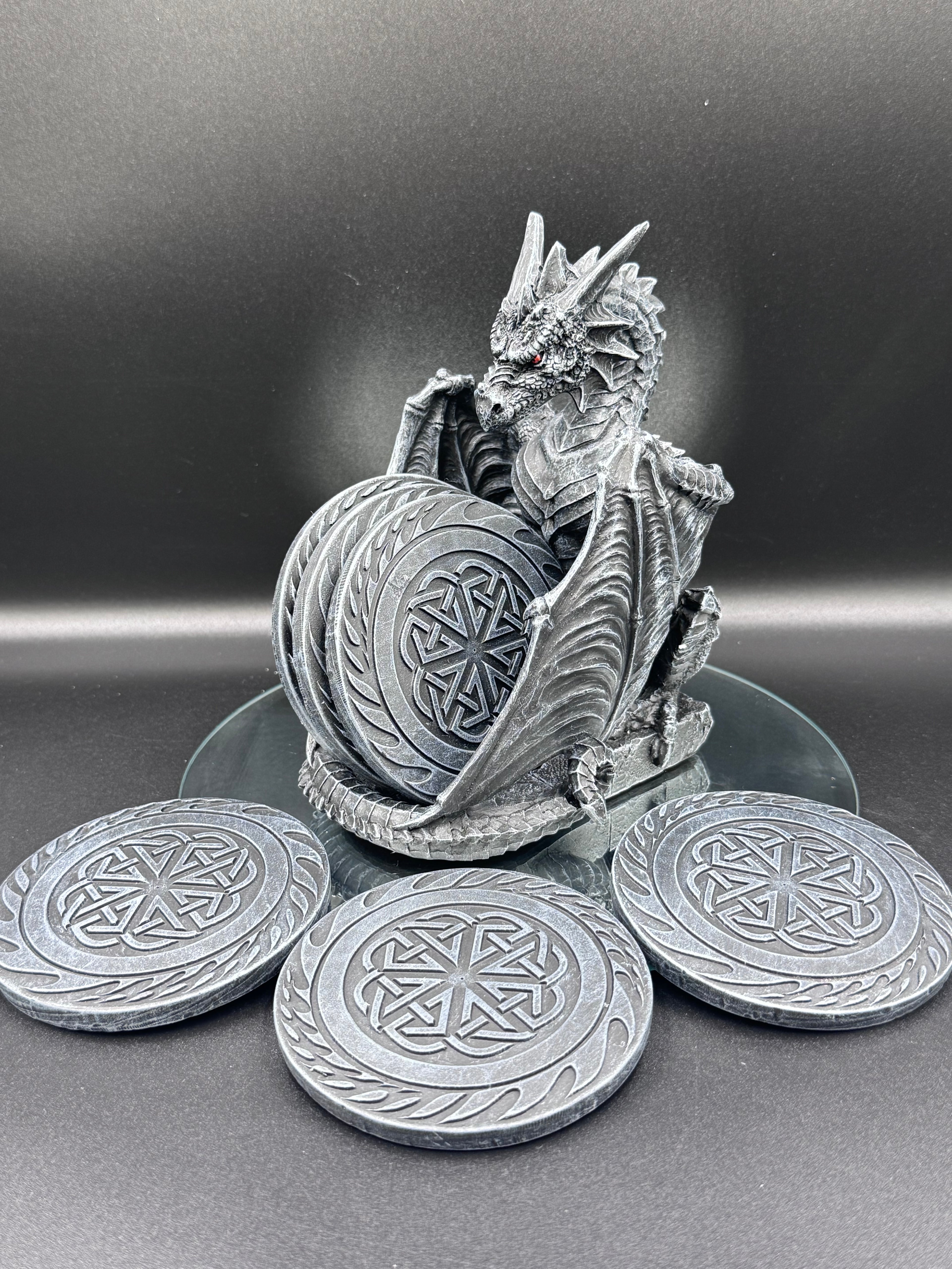 Dragons Lair Coaster Set 16.5cm