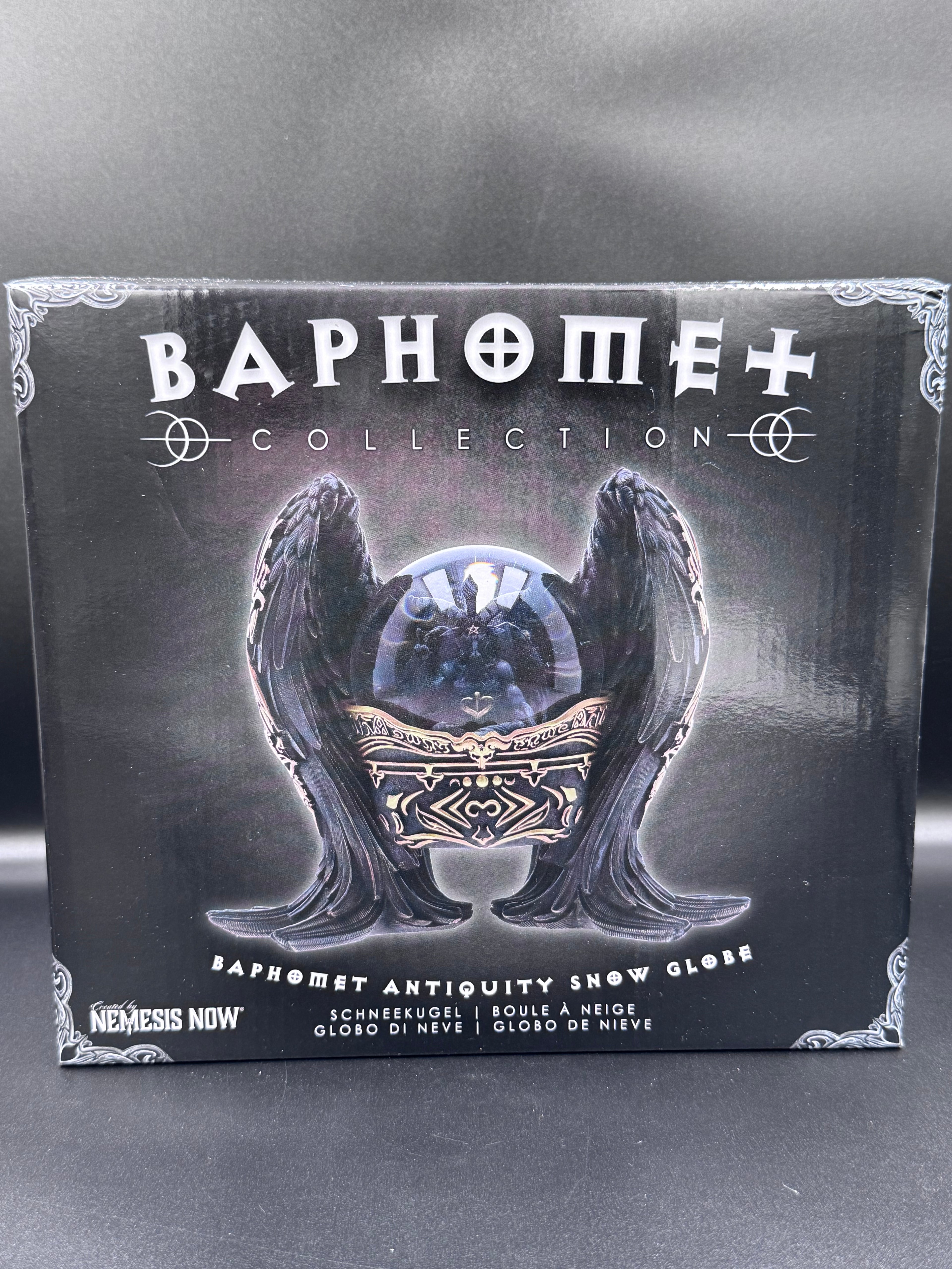 Baphomet Antiquity Snow Globe 22.5cm