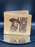John Wayne Wallet 10cm Brown