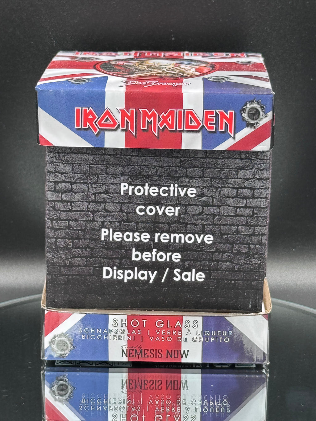 Iron Maiden Eddie The Trooper Shot Glass Officially Licensed Merchandise