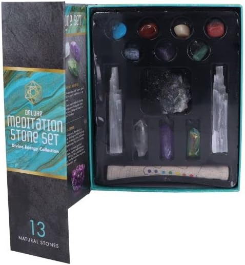 Nemesis Now Deluxe Meditation Stone Set | Divine Energy Crystals