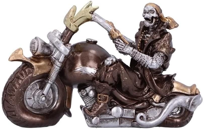 Full Throttle Skeleton Motorcycle Figurine 17cm | Nemesis Now