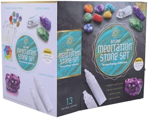 Nemesis Now Deluxe Meditation Stone Set | Divine Energy Crystals