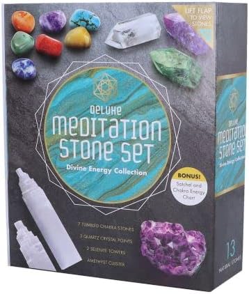 Nemesis Now Deluxe Meditation Stone Set | Divine Energy Crystals