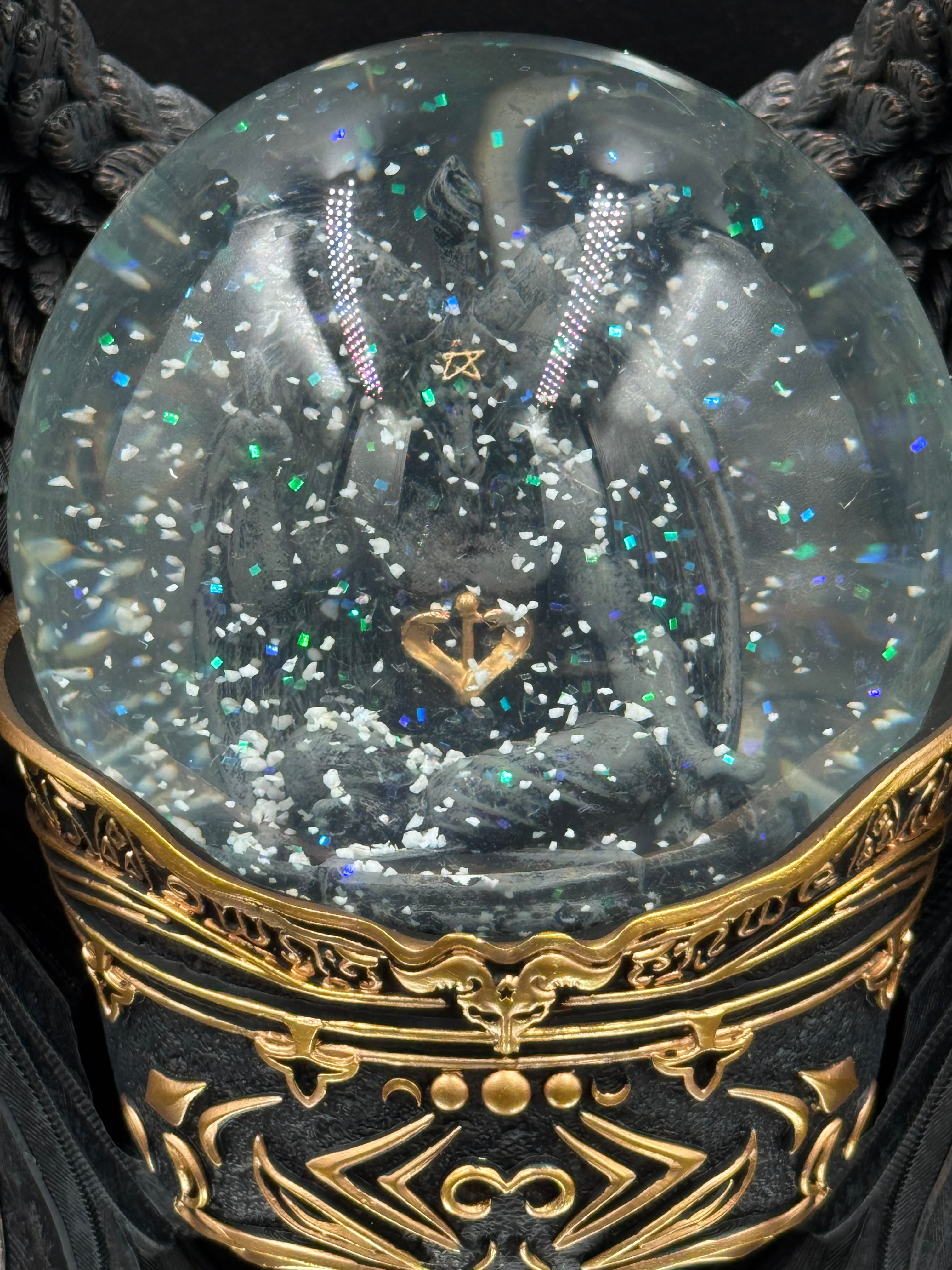 Baphomet Antiquity Snow Globe 22.5cm