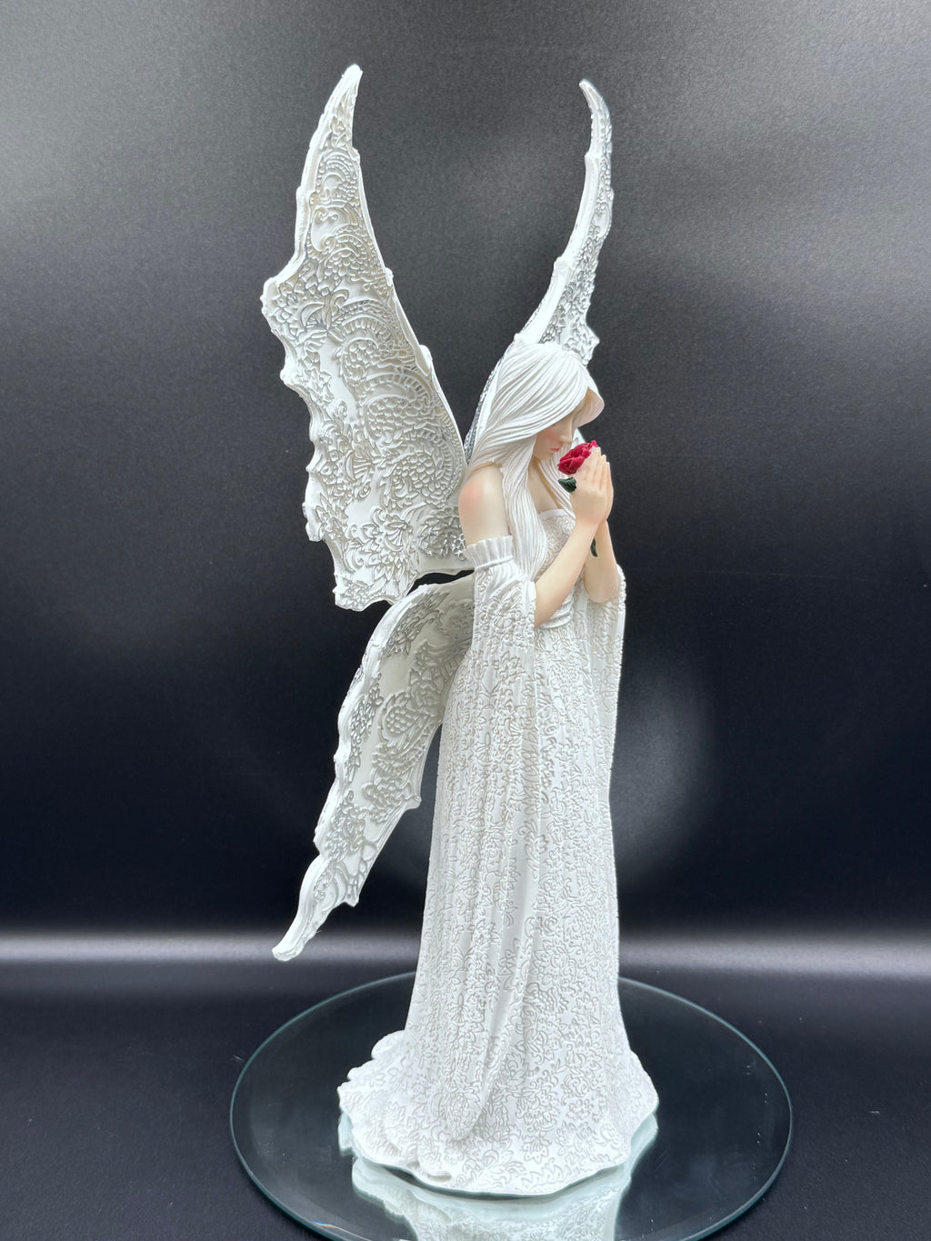 Anne Stokes Only Love Remains, Large Figurine, White, 35cm