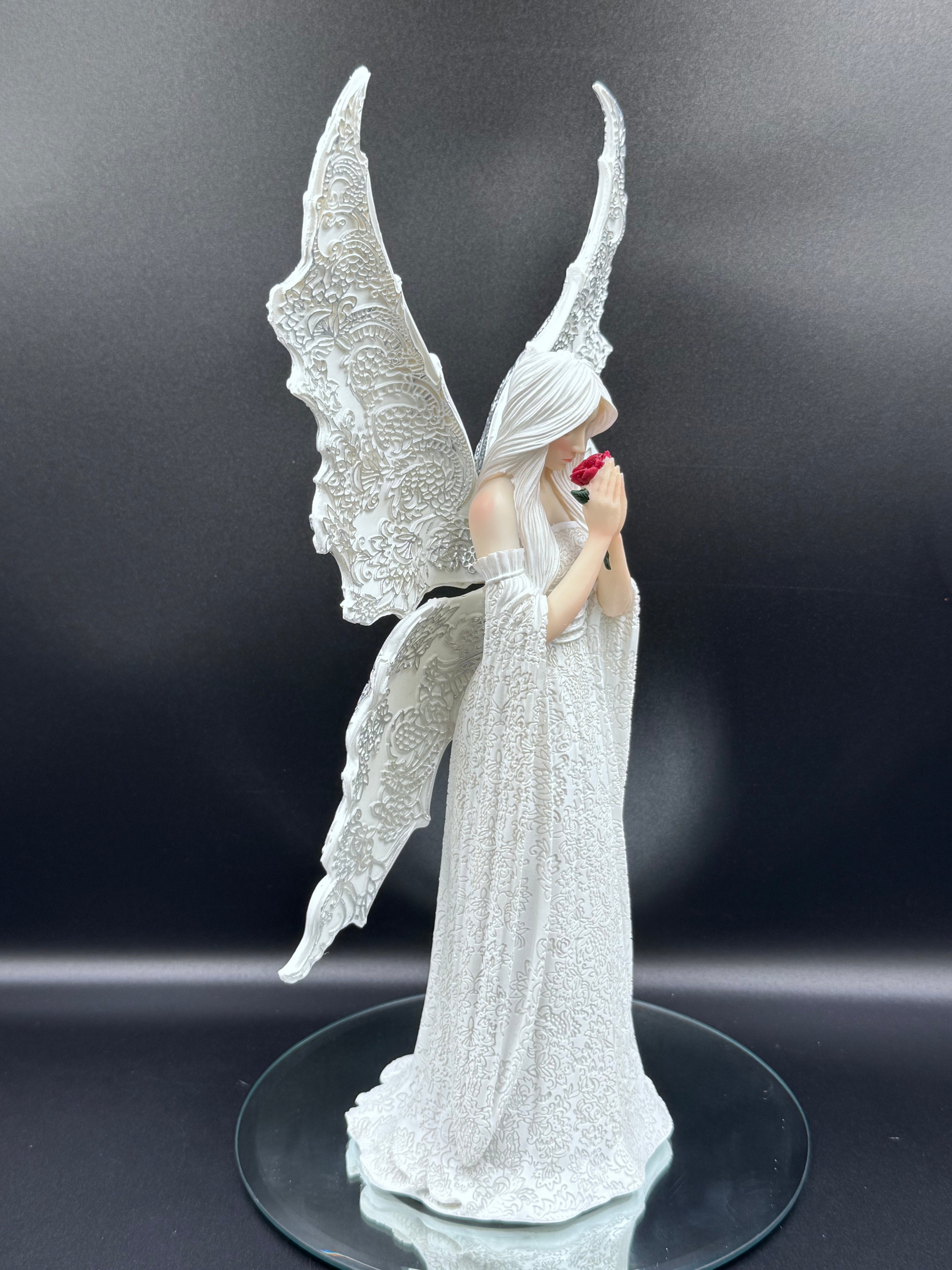 Anne Stokes Only Love Remains, Large Figurine, White, 35cm