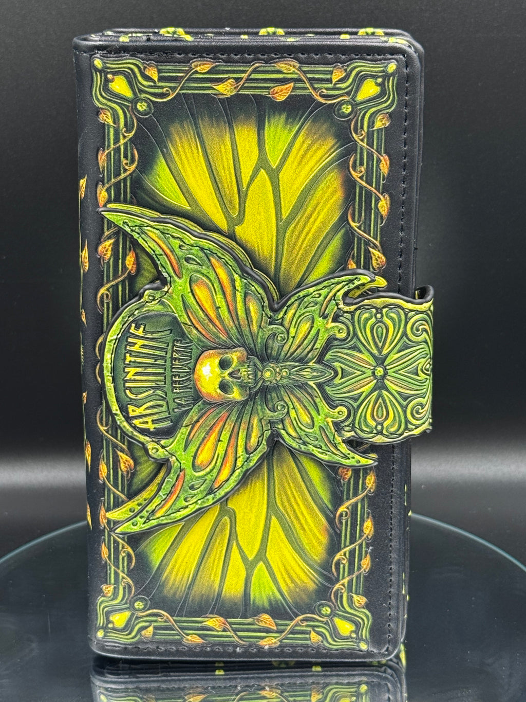 Absinthe - La Fee Verte Embossed Purse 18.5cm