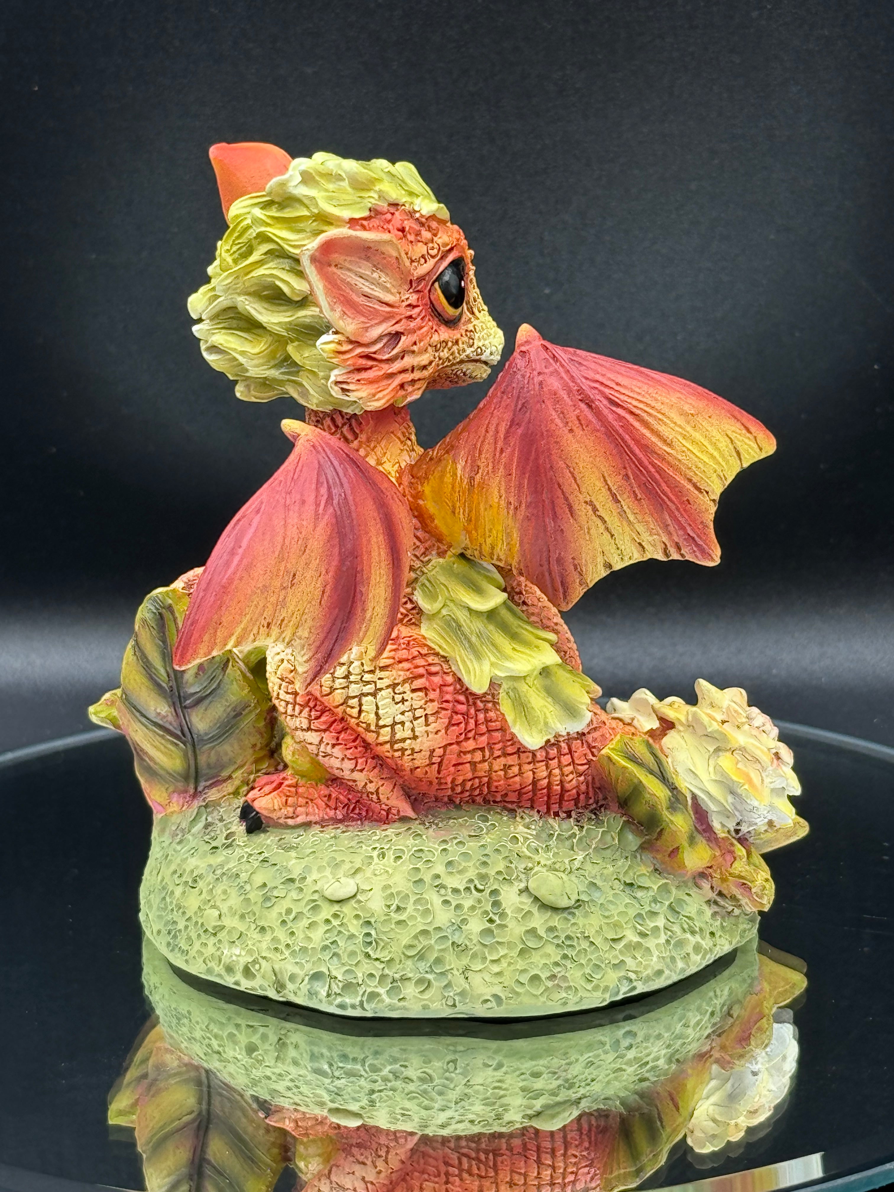 Marigold Flower Dragon 11cm