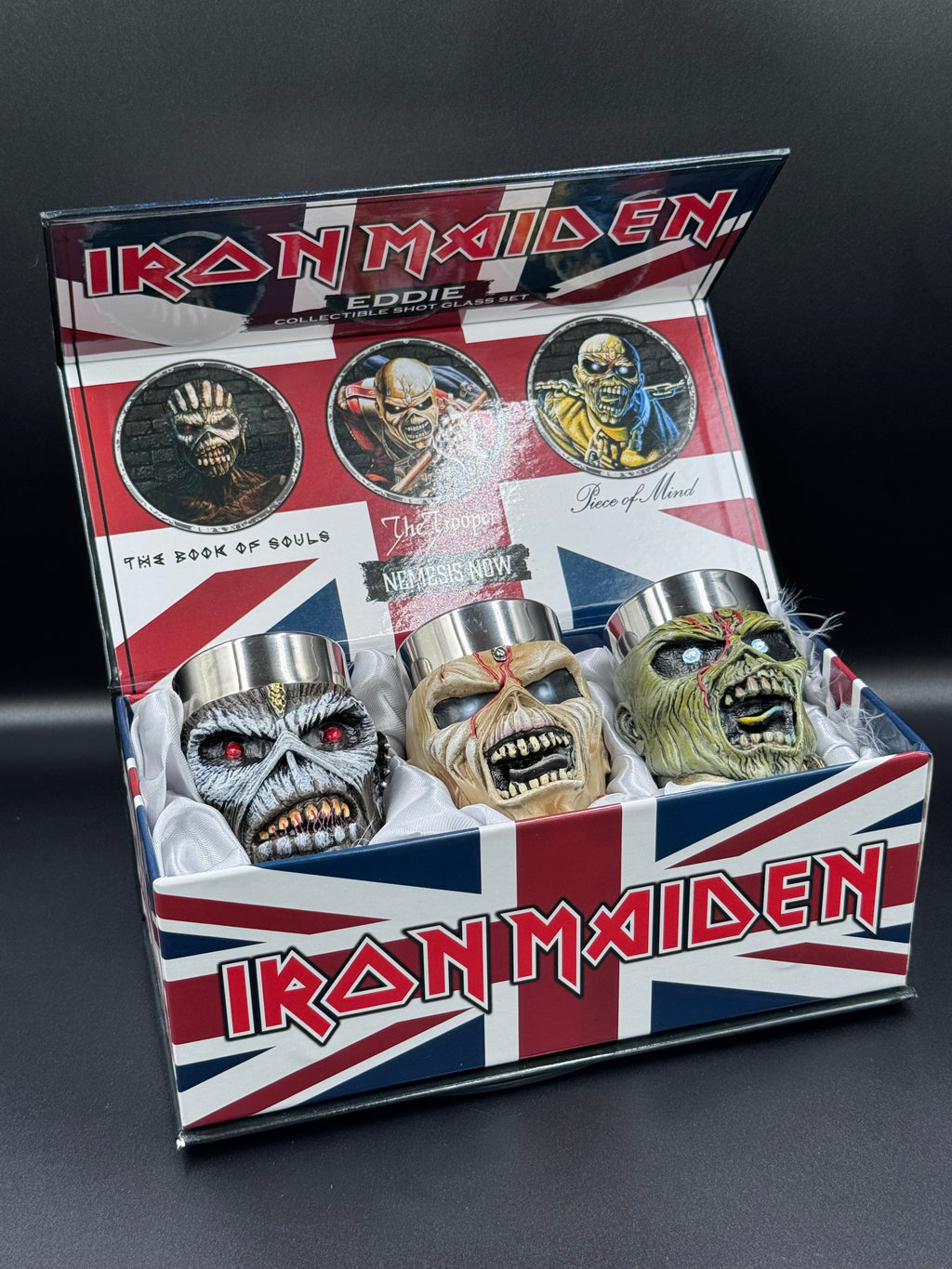 Iron Maiden Eddie Shot Glass Set 9cm
