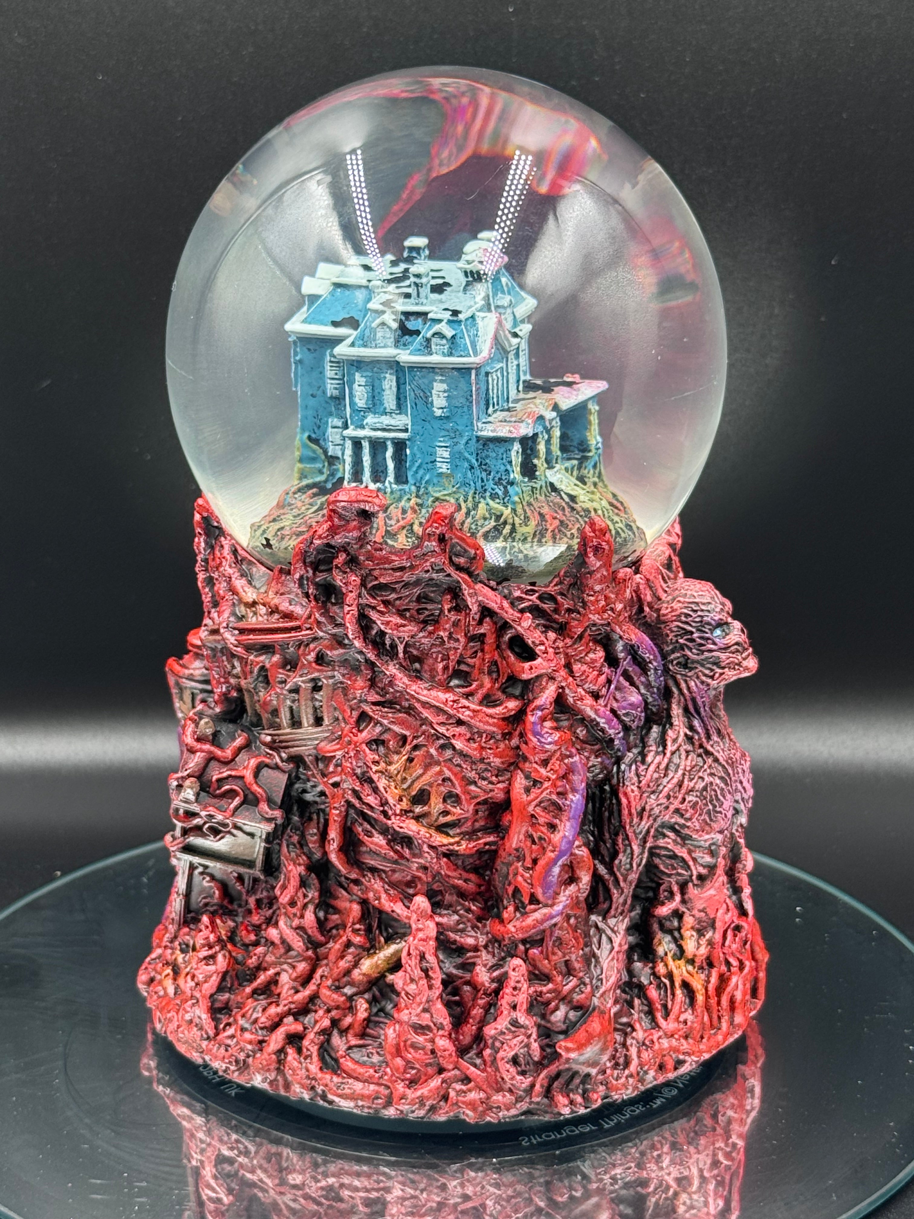 Stranger Things Vecna Snow Globe | Motorised Creel House Collectible | Nemesis Now