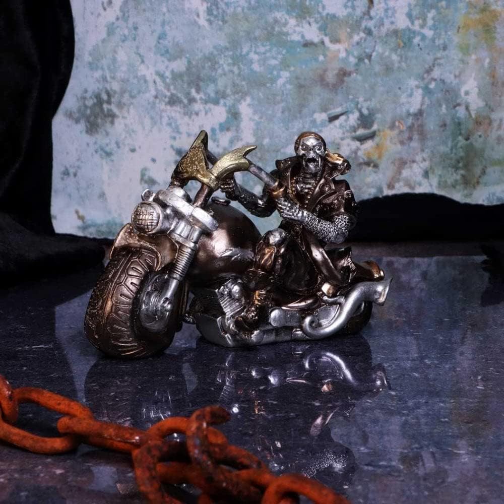 Full Throttle Skeleton Motorcycle Figurine 17cm | Nemesis Now