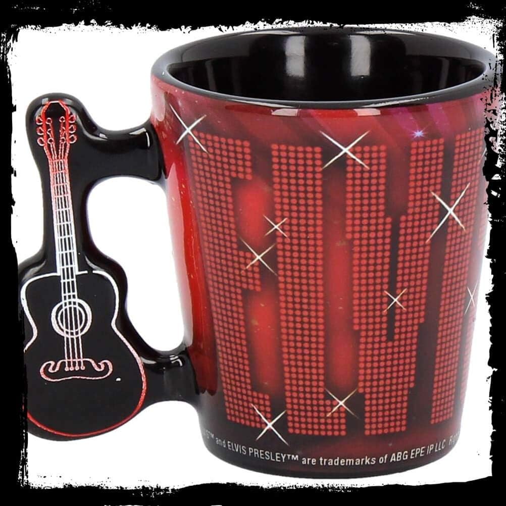 Elvis Presley '68 Comeback Espresso Cup 85ml with Guitar Handle