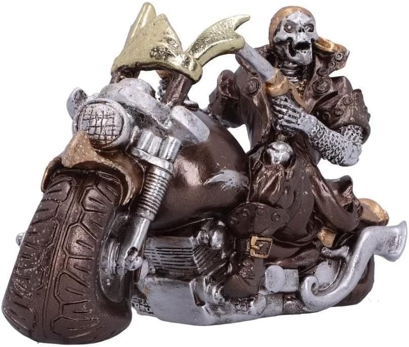 Full Throttle Skeleton Motorcycle Figurine 17cm | Nemesis Now
