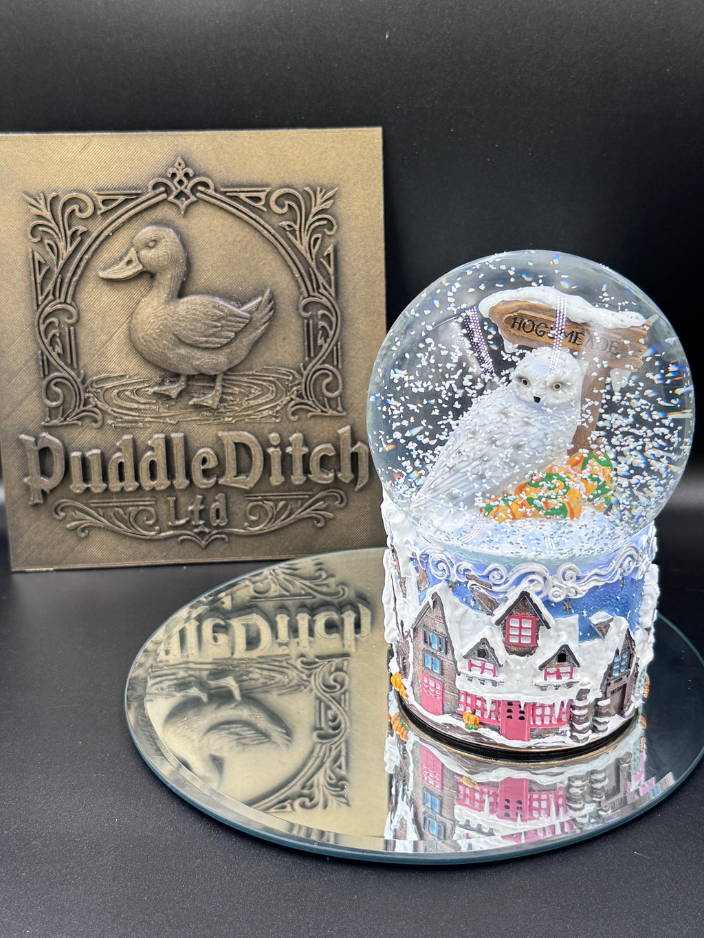 Harry Potter Hogsmeade Village Snow Globe | Officially Licensed Wizarding World Gift