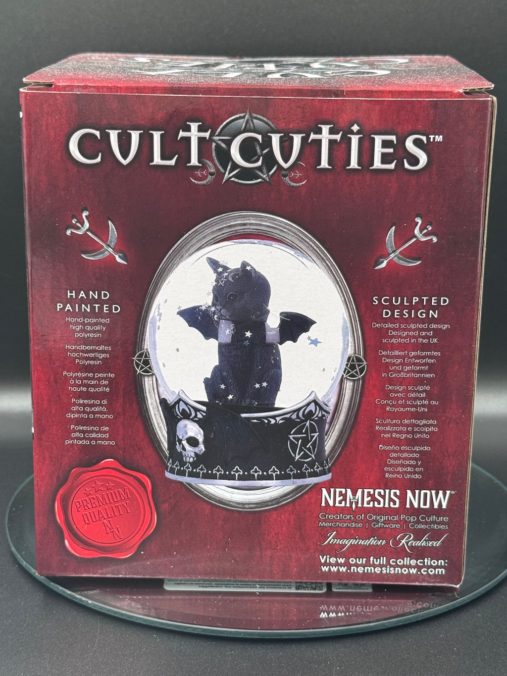 Cult Cuties Malpuss Snow Globe 13cm