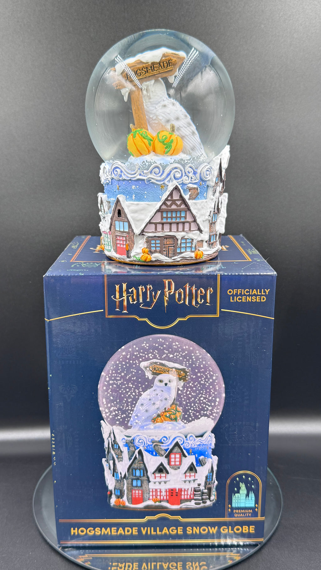 Harry Potter Hogsmeade Village Snow Globe | Officially Licensed Wizarding World Gift