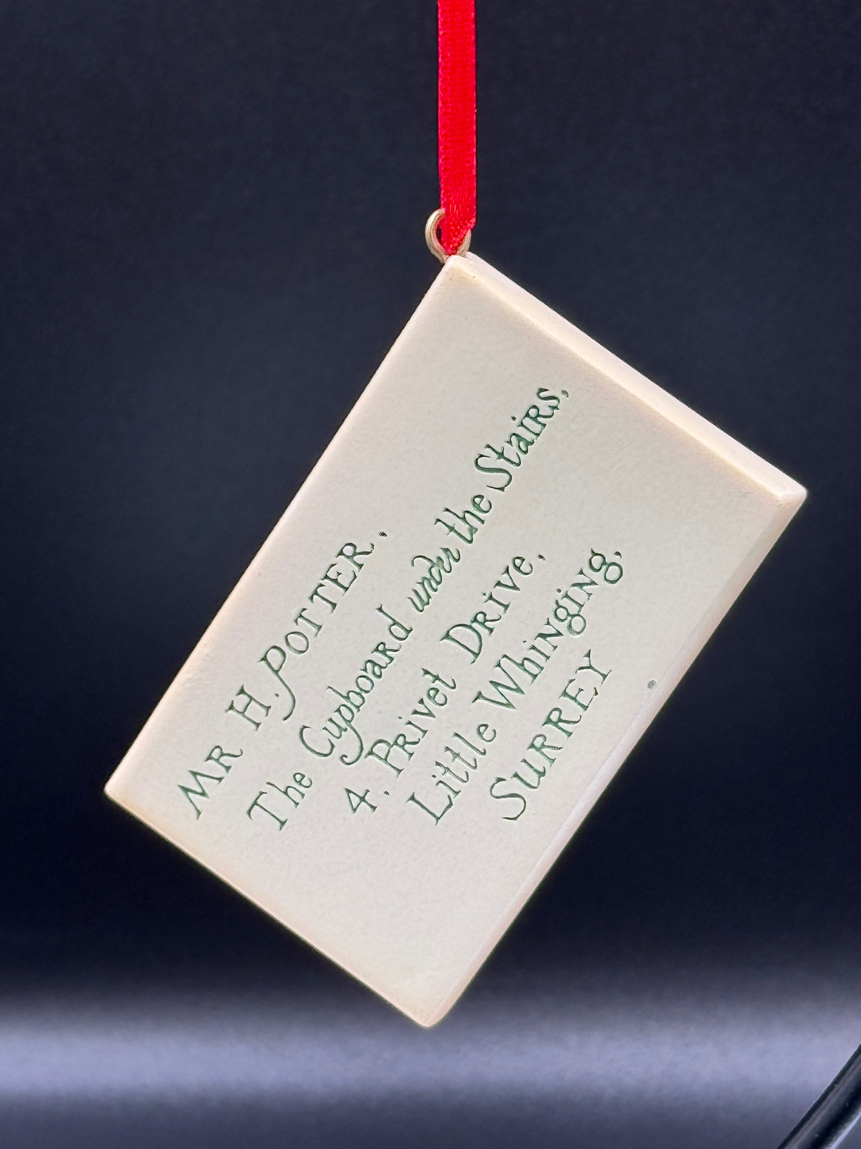 Harry Potter-Hogwarts Letter Hanging Ornament