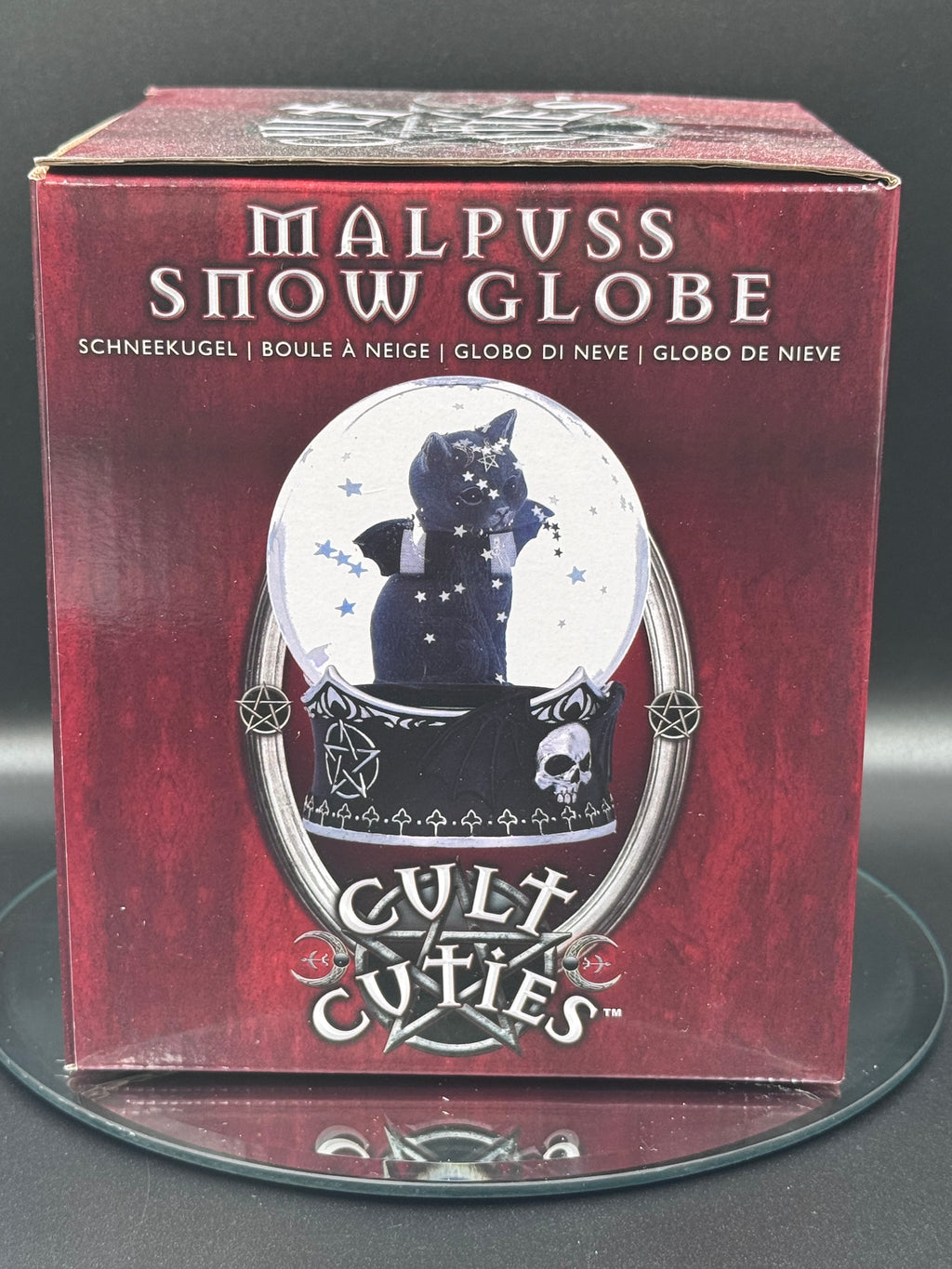 Cult Cuties Malpuss Snow Globe 13cm