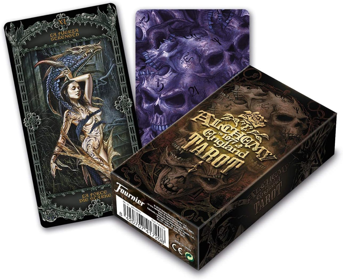 Alchemy England Gothic Tarot Cards – 78-Card Deck with Guidebook