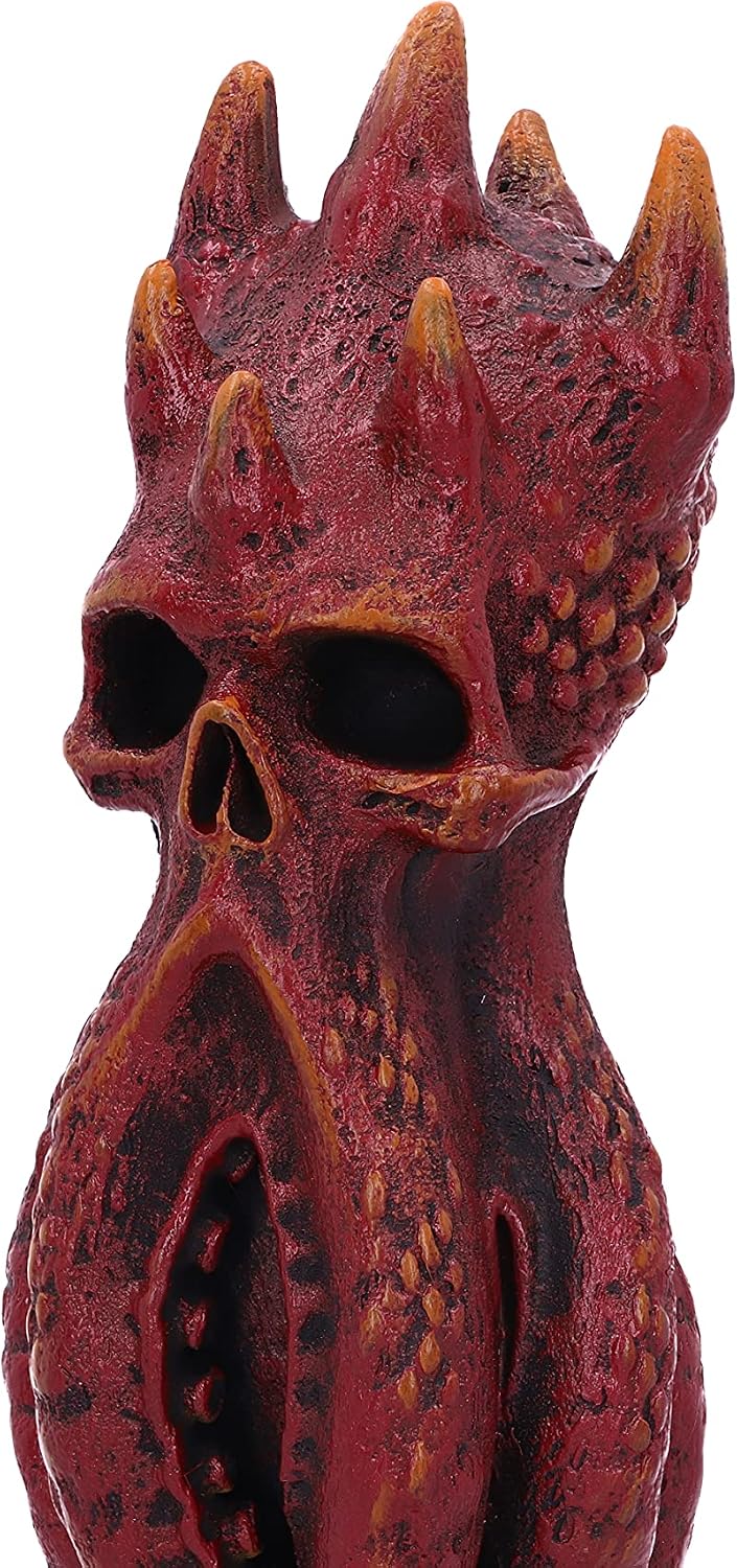Kraken's Hold Red Kraken & Skull Figurine – Nemesis Now