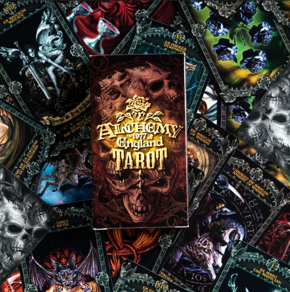 Alchemy England Gothic Tarot Cards – 78-Card Deck with Guidebook