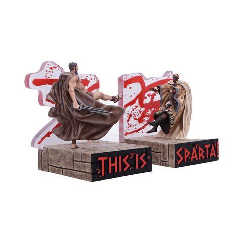 300 This Is Sparta Battle Bookends 24cm | Nemesis Now