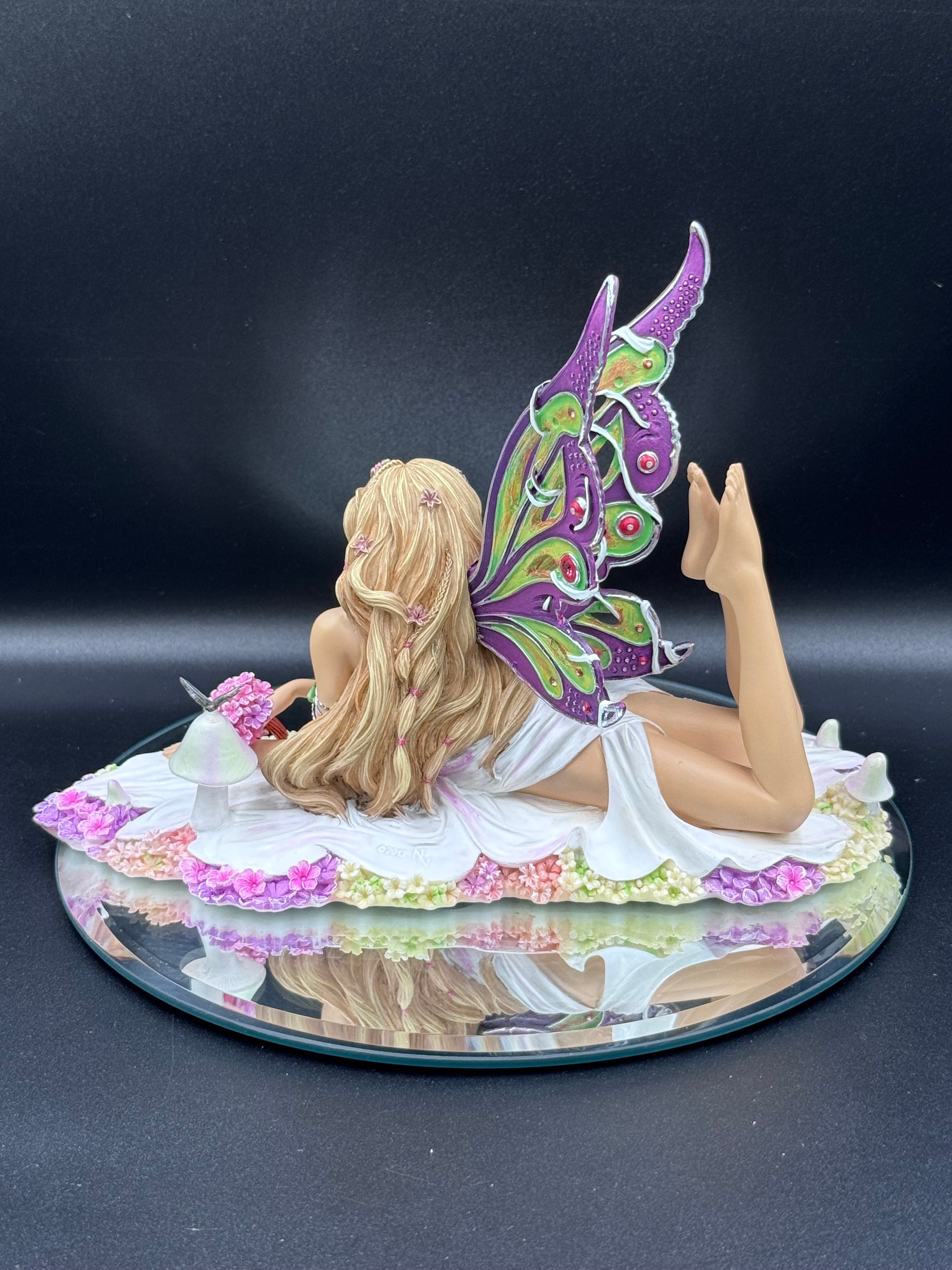 Jewelled Fairy Petalite Figurine Cute Pastel Fairy Ornament