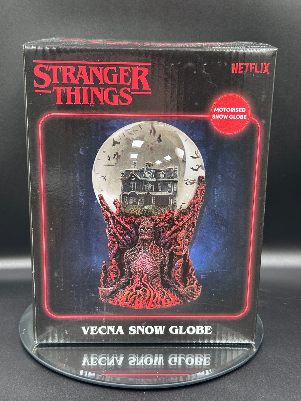Stranger Things Vecna Snow Globe | Motorised Creel House Collectible | Nemesis Now