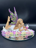 Jewelled Fairy Petalite Figurine Cute Pastel Fairy Ornament